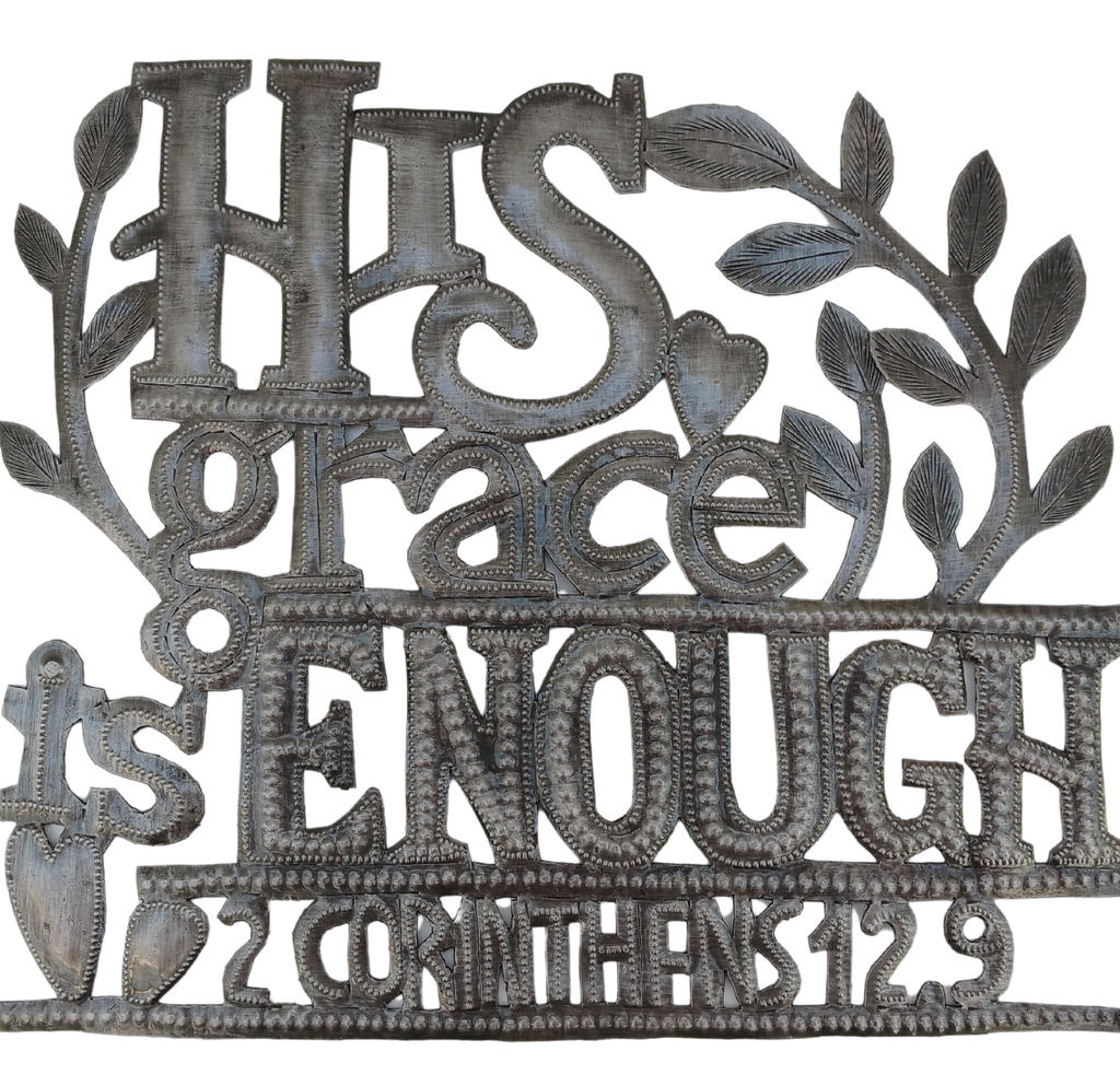 Wall Art - Metal - His Grace is Enough