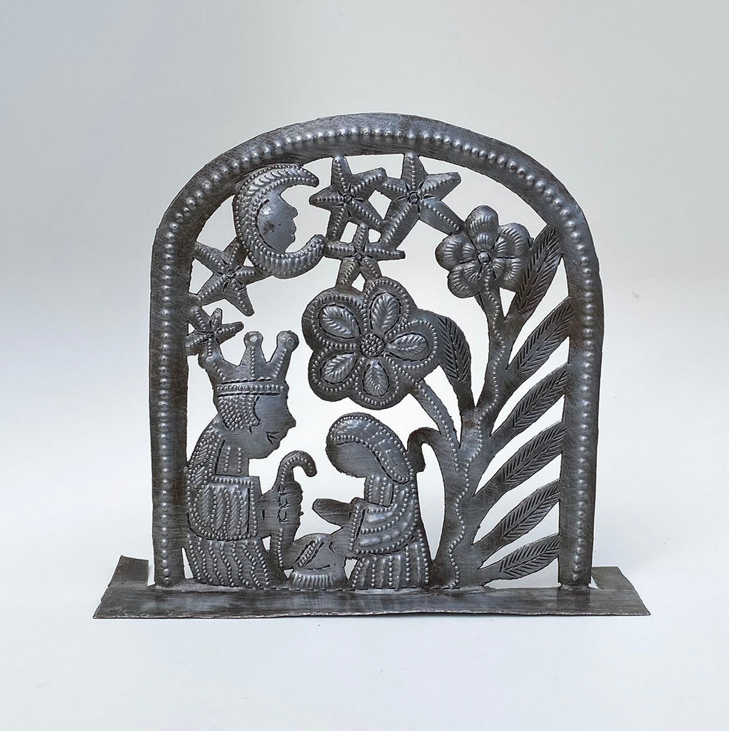 Nativity - Metal - Medium Rounded Standing Nativity