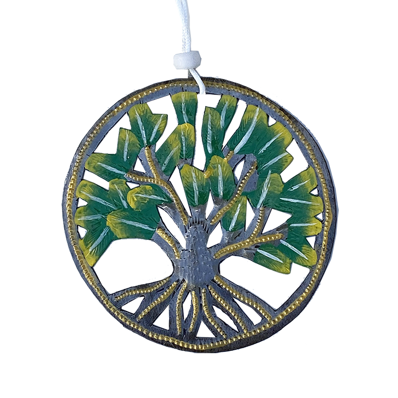 Ornament - Metal - Tree ORNAMENT - Painted