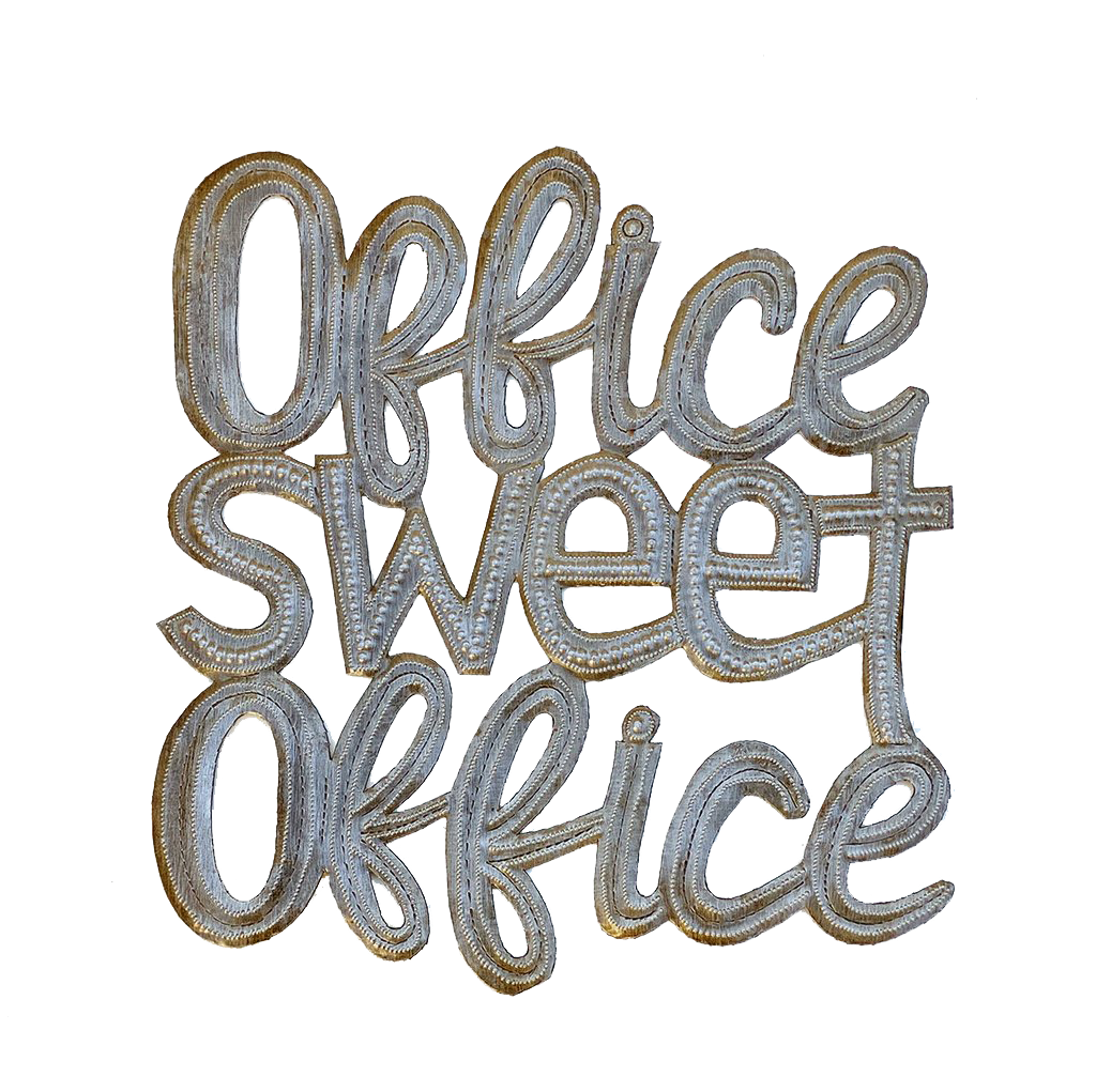 .Wall Art - Metal - Office Sweet Office