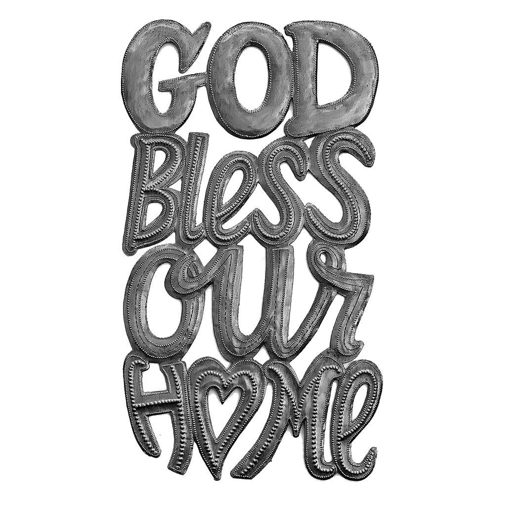 Wall Art - Metal - God Bless Our Home