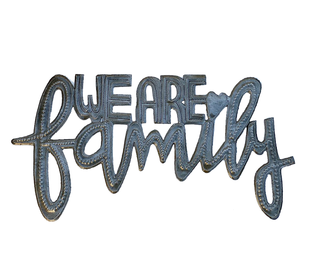 .Wall Art - Metal - We Are Family
