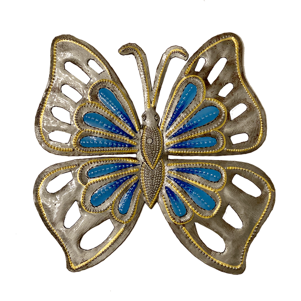 *Wall Art - Metal - Large Butterfly  - Painted