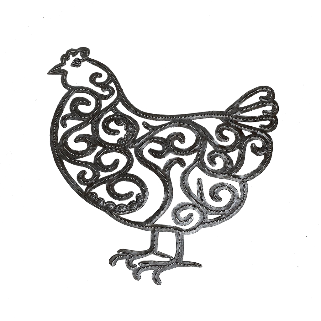.Wall Art - Metal - Rooster - Abtract