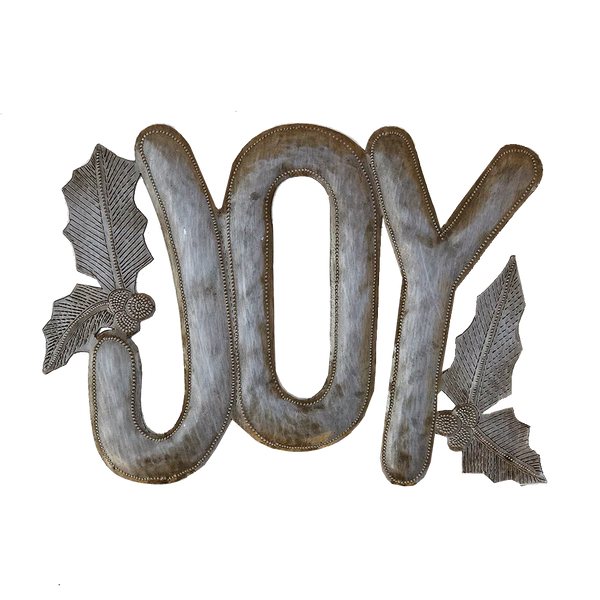 Wall Art - Metal - JOY with Holly