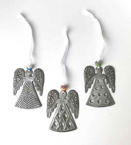 Ornament Set - Metal - Angels - Set of 3