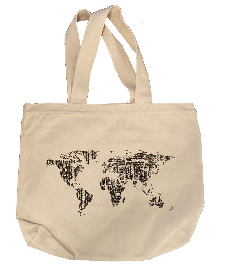 Tote Bag - Screen Printed - World Adventure
