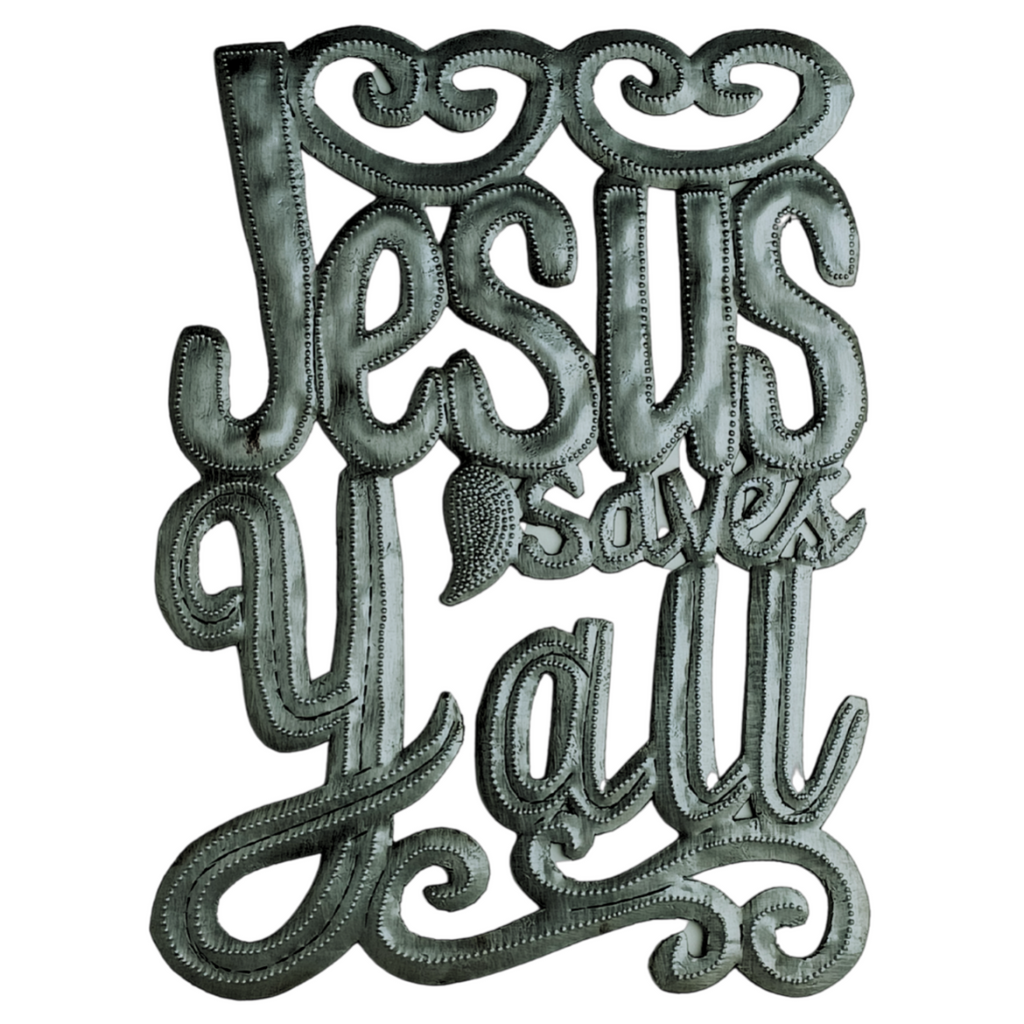 .Wall Art - Metal - Jesus Saves Y'all