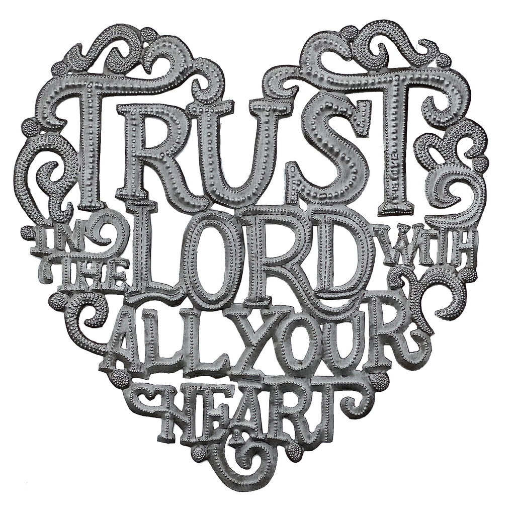 Wall Art - Metal - Trust in the Lord With All Your Heart