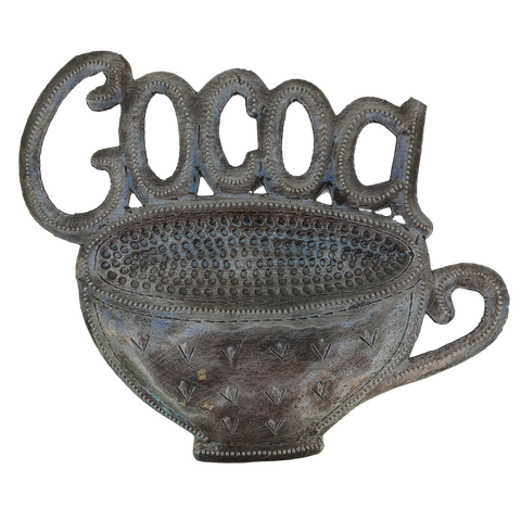 Wall Art - Metal  - Cocoa Cup