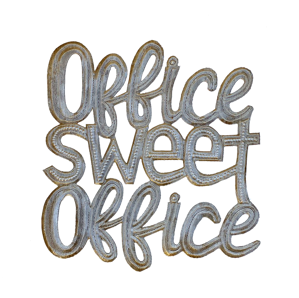 .Wall Art - Metal  - Office Sweet Office