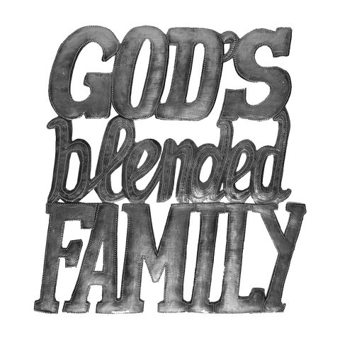 Wall Art - Metal  - God's Blended Family