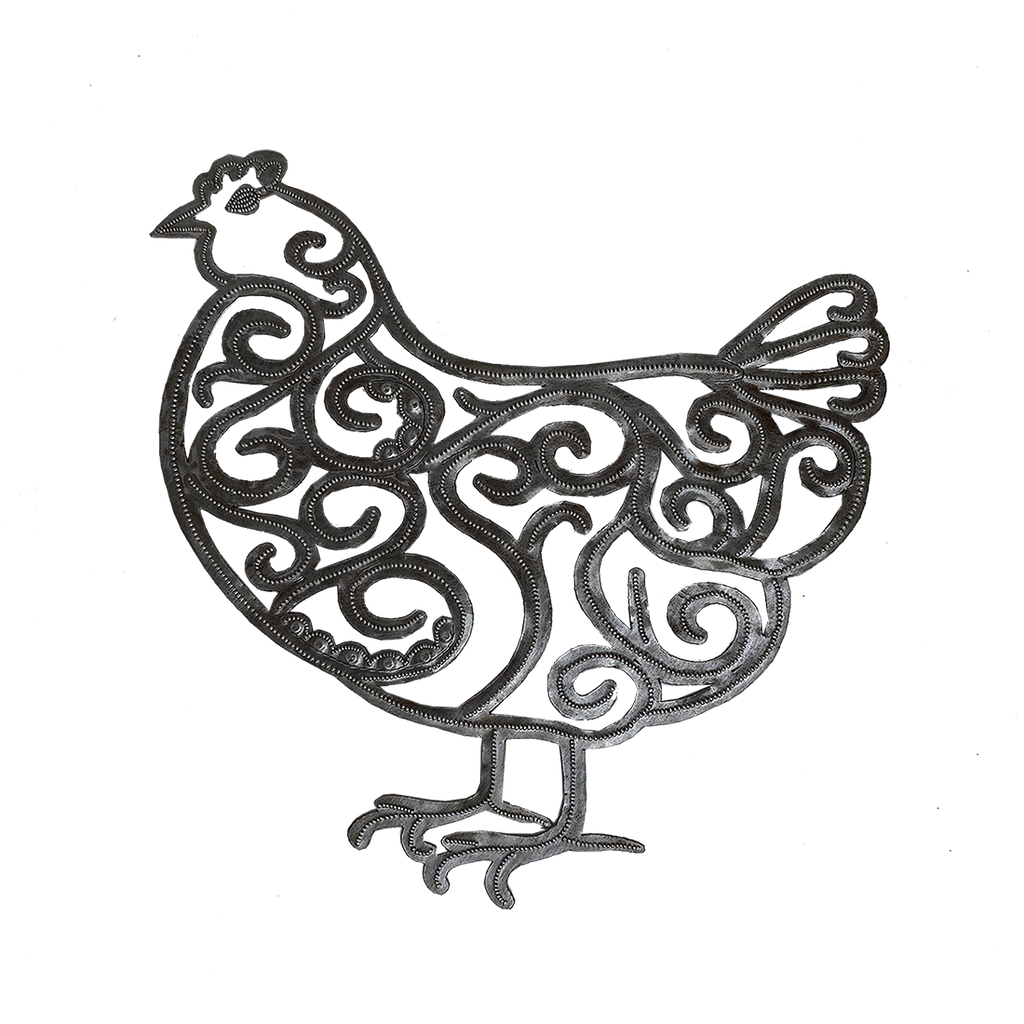 .Wall Art - Metal - Rooster  - Abtract
